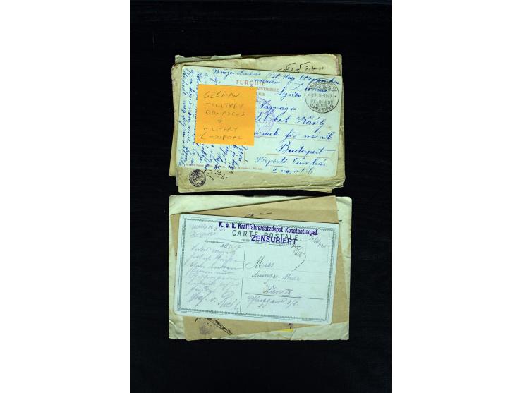 1912/22, 15 cards and covers incl. several interesting items, censors, German and Austrian military mail etc.