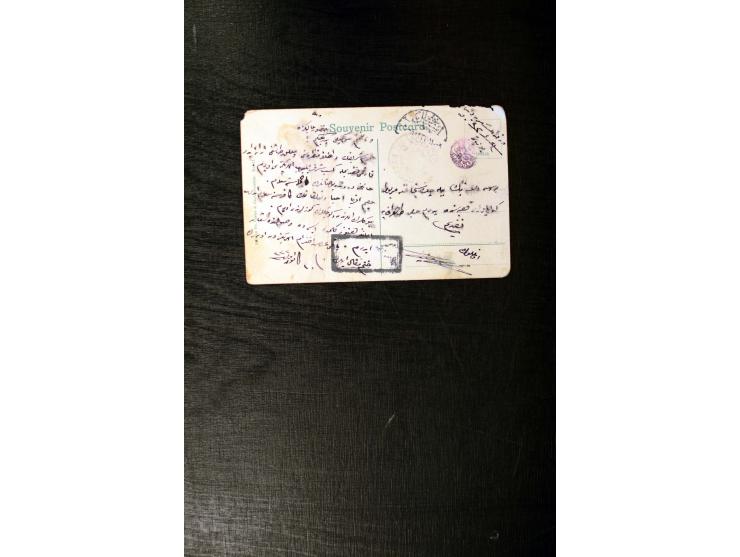 FPO-SAHRA POSTASI: 1914/18, collection of more than 60 cards and covers with many scarce and rare items incl. several Holy La