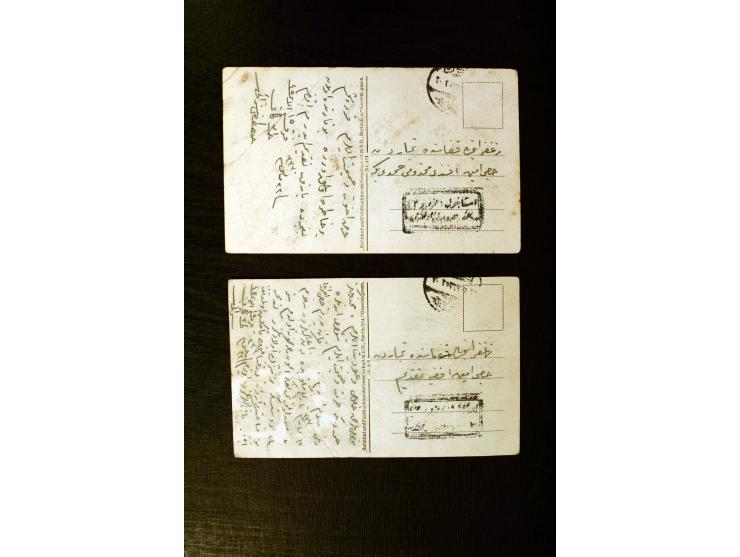 FPO-SAHRA POSTASI: 1914/18, collection of more than 60 cards and covers with many scarce and rare items incl. several Holy La