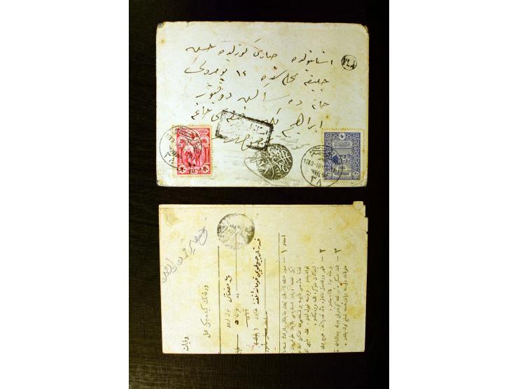 FPO-SAHRA POSTASI: 1914/18, collection of more than 60 cards and covers with many scarce and rare items incl. several Holy La