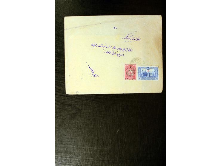 FPO-SAHRA POSTASI: 1914/18, collection of more than 60 cards and covers with many scarce and rare items incl. several Holy La