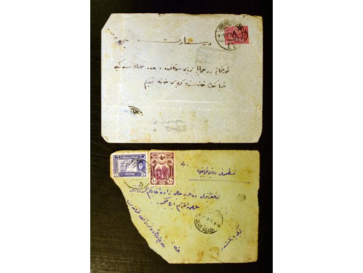 FPO-SAHRA POSTASI: 1914/18, collection of more than 60 cards and covers with many scarce and rare items incl. several Holy La