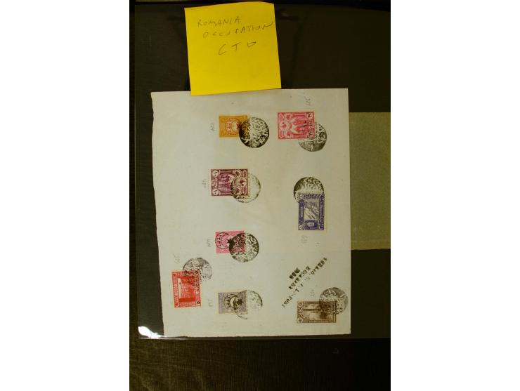 FPO-SAHRA POSTASI: 1914/18, collection of more than 60 cards and covers with many scarce and rare items incl. several Holy La