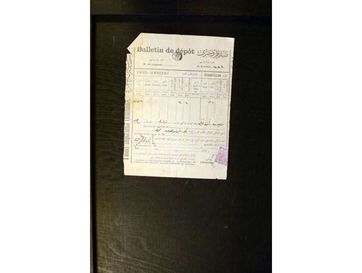 OTTOMAN EMPIRE: 1860/1918 (ca.), over 140 postcards, letters, newspapers and postal documents incl. scarce cancellations, rai
