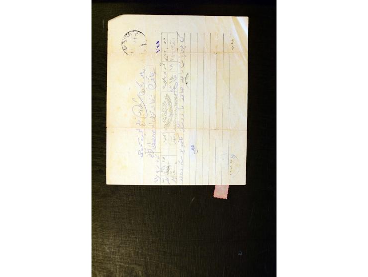 OTTOMAN EMPIRE: 1860/1918 (ca.), over 140 postcards, letters, newspapers and postal documents incl. scarce cancellations, rai