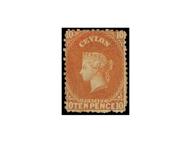 1861/64, perforated 12½: 10 d. dull vermilion, unused without gum, fine, certificates RPS (1947 and 2007)