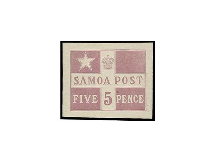 1894-1900 5d. FLAG-ISSUE: Die proof 5d. lilac on wove paper, fine