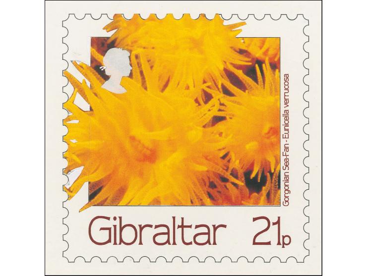 Golden Star Coral - Original composite artwork by M Whyte very similar to issued 21 p value on board with lettering inscribed