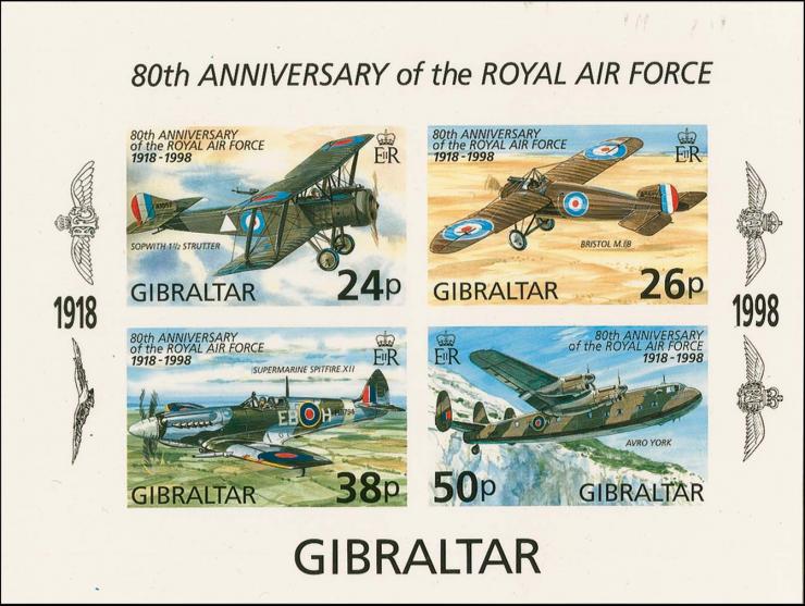 Imperf Cromalin proof of miniature sheet mounted in BDT folder plus issued m/s