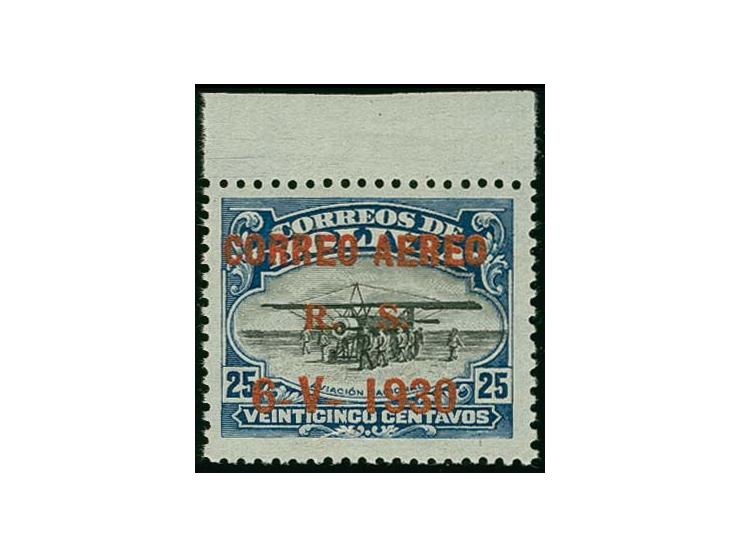 1930, Graf Zeppelin 5 c. on 10 c. - 1 b. cpl. with handstamp "MUESTRA", unused, some tiny thins, also pair 15c. one stamp wit