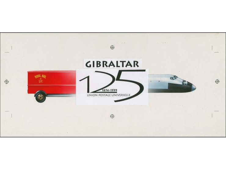 Original watercolour artwork designed by Nick Watton (Cornish artist) as used for the Presentation Pack, on card mounted on b
