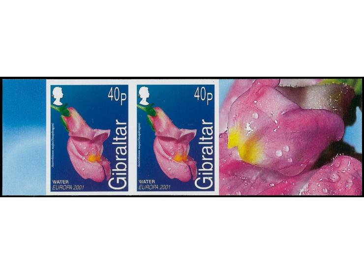 Snapdragon 40p, four imperf proof pairs as issued unmounted mint.