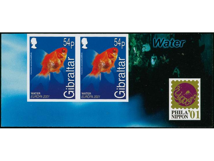 Goldfish 54p, four imperf proof pairs as issued unmounted mint