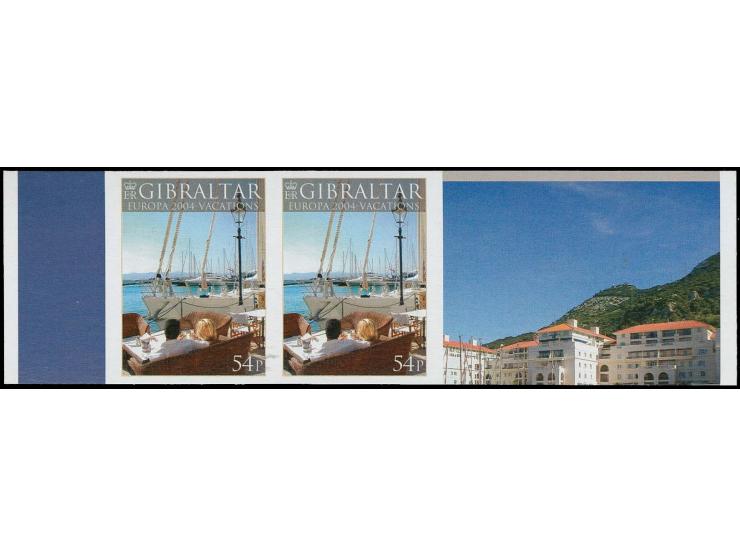 Harbourside Restaurant 54p imperf proof pair as issued unmounted mint