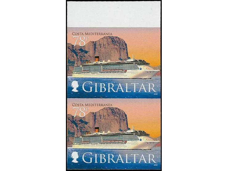 Costa Mediterranea 78p - twenty imperf proof pairs as issued unmounted mint.