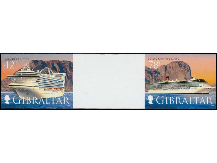 42p & 78p, eight horizontal imperf se-tenant gutter proof pairs in issued colours unmounted mint. Note this is an unissued fo
