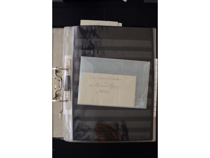 1806/51 (ca.), interesting collection with more than 90 covers,  including forwarders, many different cancellations, "Mitau" 