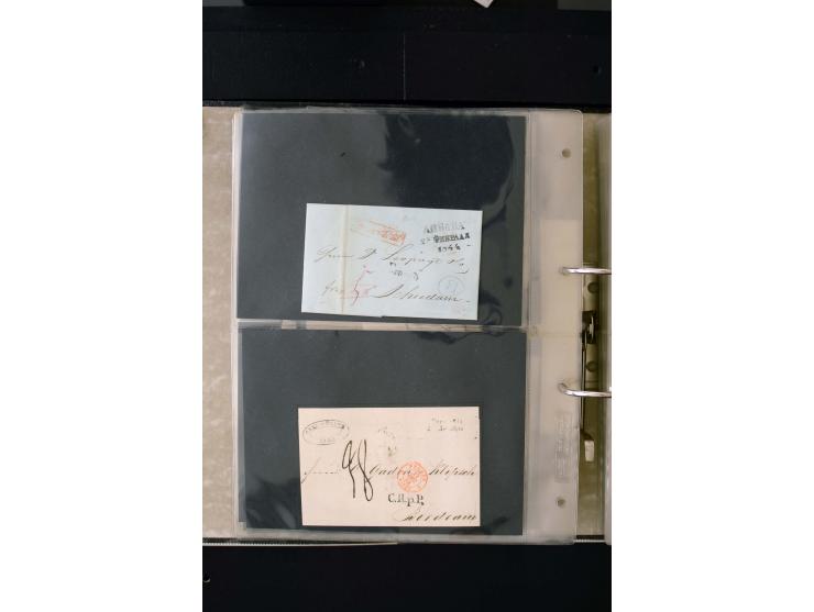 1806/51 (ca.), interesting collection with more than 90 covers,  including forwarders, many different cancellations, "Mitau" 