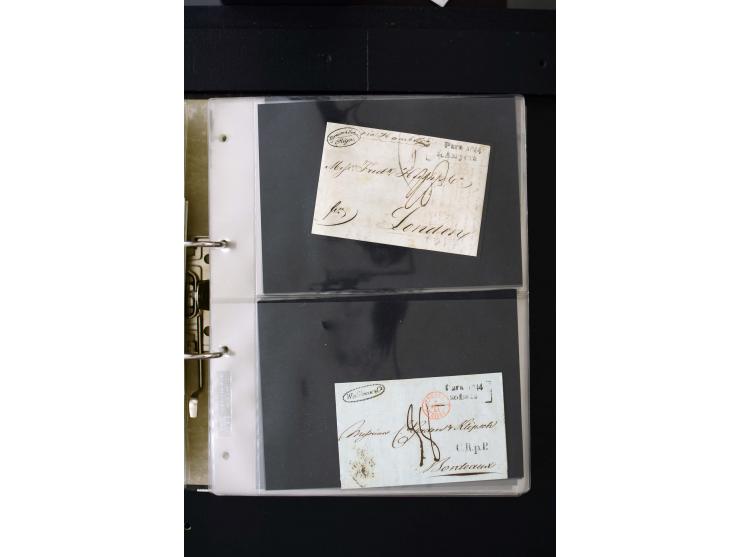 1806/51 (ca.), interesting collection with more than 90 covers,  including forwarders, many different cancellations, "Mitau" 