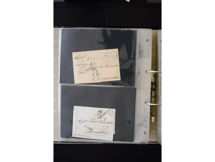 1806/51 (ca.), interesting collection with more than 90 covers,  including forwarders, many different cancellations, "Mitau" 