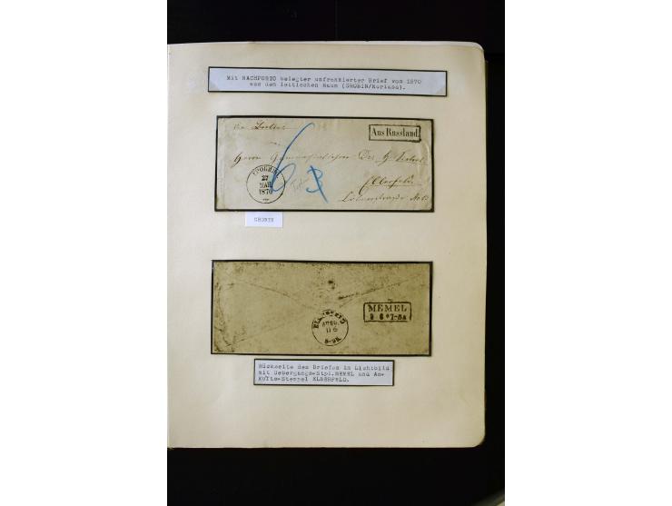 1865/1917, interesting collection of more than 120 cards and covers including better stamps, postal stationery, registered ma