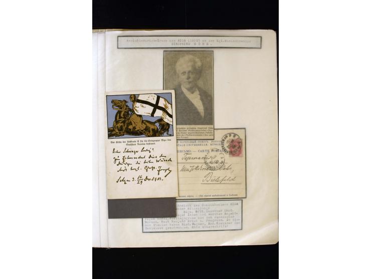 1865/1917, interesting collection of more than 120 cards and covers including better stamps, postal stationery, registered ma
