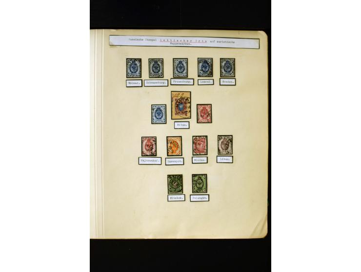 1865/1917, interesting collection of more than 120 cards and covers including better stamps, postal stationery, registered ma