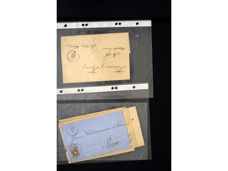 1865/1917, interesting collection of more than 120 cards and covers including better stamps, postal stationery, registered ma