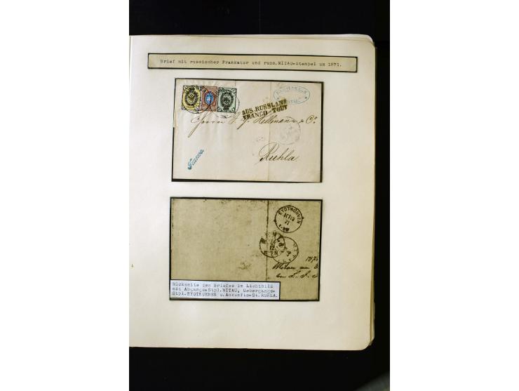 1865/1917, interesting collection of more than 120 cards and covers including better stamps, postal stationery, registered ma