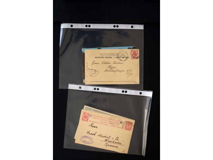 1865/1917, interesting collection of more than 120 cards and covers including better stamps, postal stationery, registered ma