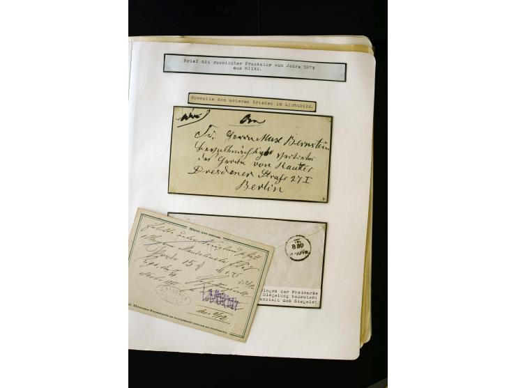 1865/1917, interesting collection of more than 120 cards and covers including better stamps, postal stationery, registered ma