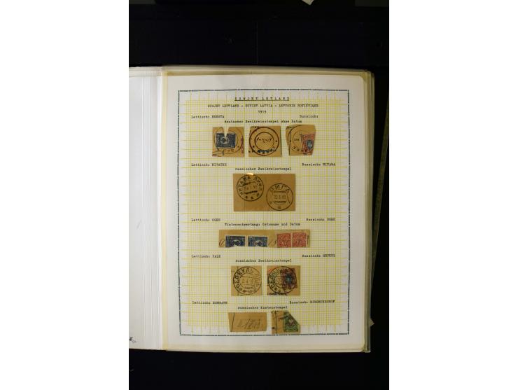 1918/20, Soviet republic, interesting collection with more than 30 covers and cards and many loose stamps and pieces, many di