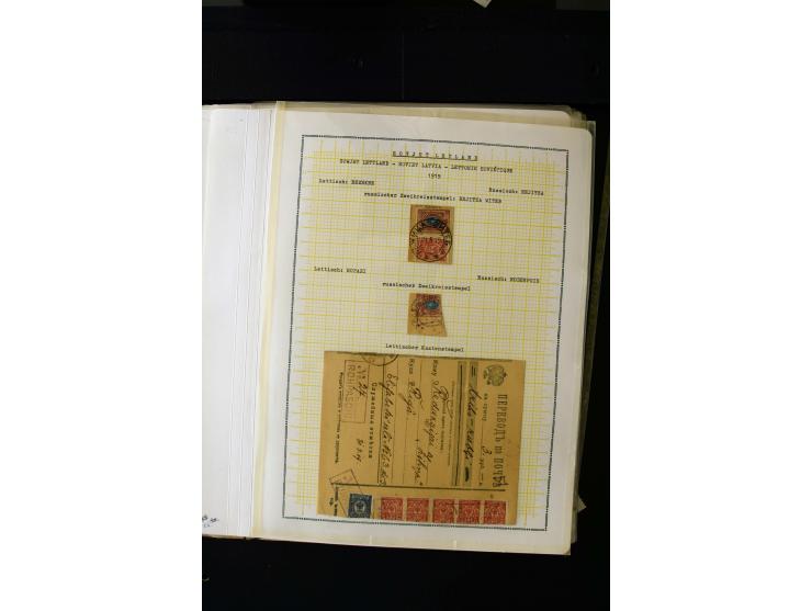 1918/20, Soviet republic, interesting collection with more than 30 covers and cards and many loose stamps and pieces, many di