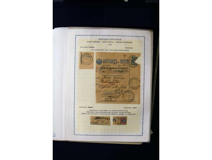 1918/20, Soviet republic, interesting collection with more than 30 covers and cards and many loose stamps and pieces, many di