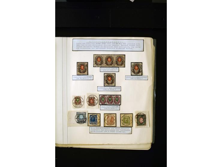 1918/20, Soviet republic, interesting collection with more than 30 covers and cards and many loose stamps and pieces, many di