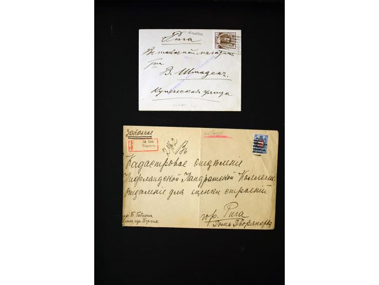 MUTE CANCELLATIONS: 1914/18, interesting collection of 19 cards and covers, fine
