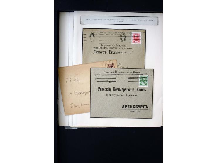 MUTE CANCELLATIONS: 1914/18, interesting collection of 19 cards and covers, fine