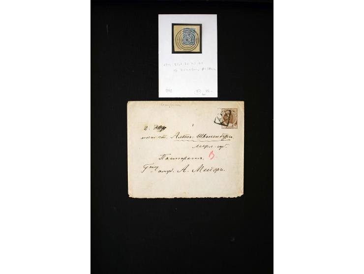 MUTE CANCELLATIONS: 1914/18, interesting collection of 19 cards and covers, fine