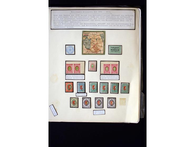 1862/1901, unused and used lot with better stamps like Mi.-No. 2, also colour varieties, multiples, reprints and 2 covers, so