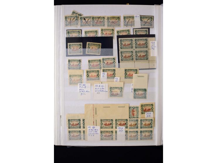 1862/1901, unused and used lot with better stamps like Mi.-No. 2, also colour varieties, multiples, reprints and 2 covers, so