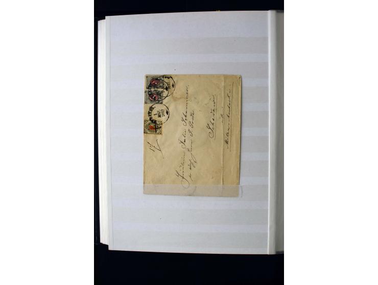 1862/1901, unused and used lot with better stamps like Mi.-No. 2, also colour varieties, multiples, reprints and 2 covers, so