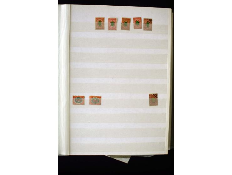1862/1901, unused and used lot with better stamps like Mi.-No. 2, also colour varieties, multiples, reprints and 2 covers, so