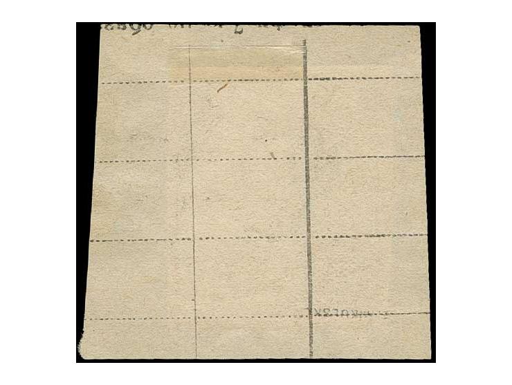 5 r. with inverted overprint, tied by cds. "PSKOV" to piece, fine, signed Mikulski
