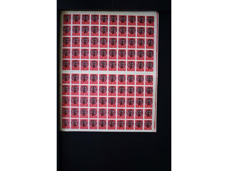 1919, 5-35 k. cpl. in sheets of 100, few perforation splits, otherwise fine