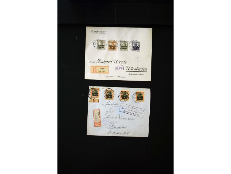 CANCELLATIONS: ALT-AUTZ-WINDAU, comprehensive collection of stamps, pieces and covers, including better cancels like "ALT-AUT