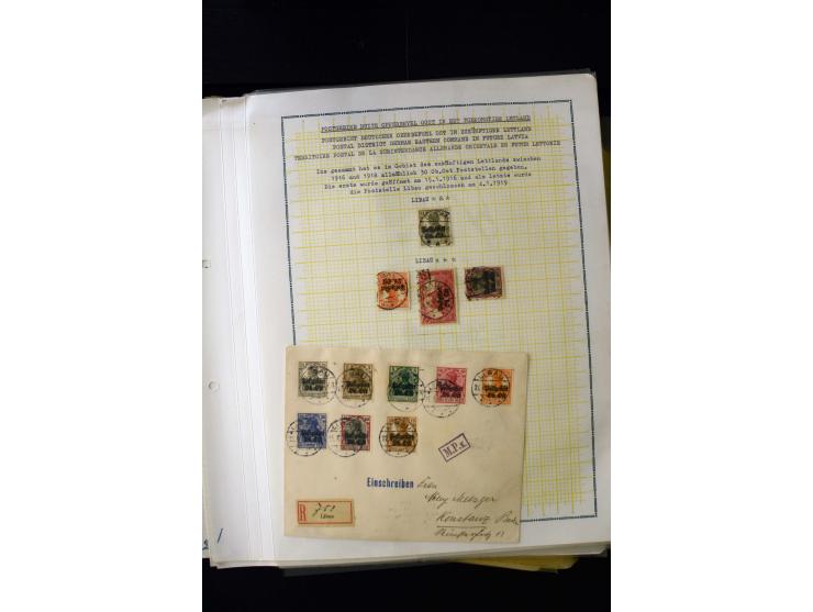 CANCELLATIONS: ALT-AUTZ-WINDAU, comprehensive collection of stamps, pieces and covers, including better cancels like "ALT-AUT