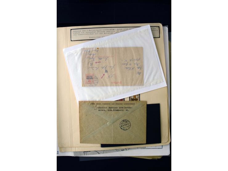 CANCELLATIONS: ALT-AUTZ-WINDAU, comprehensive collection of stamps, pieces and covers, including better cancels like "ALT-AUT