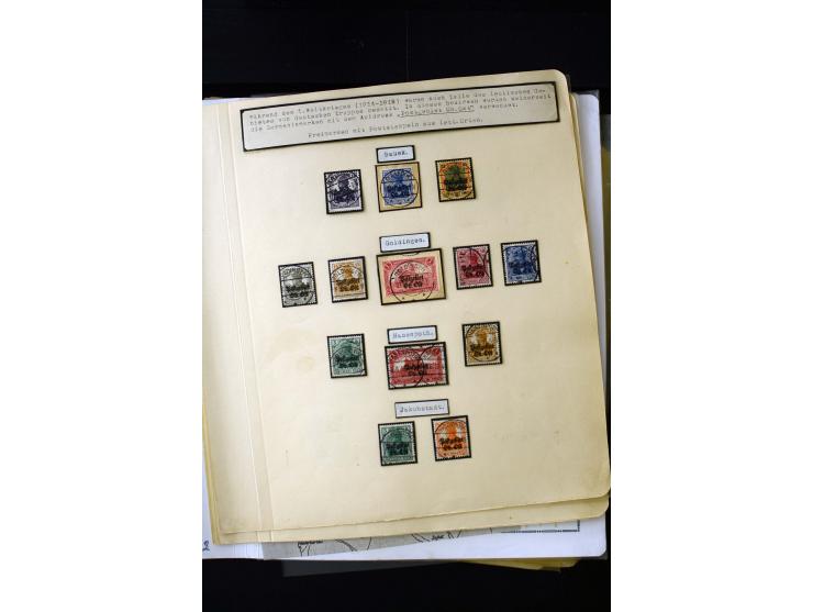 CANCELLATIONS: ALT-AUTZ-WINDAU, comprehensive collection of stamps, pieces and covers, including better cancels like "ALT-AUT
