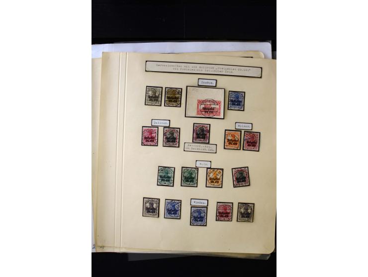 CANCELLATIONS: ALT-AUTZ-WINDAU, comprehensive collection of stamps, pieces and covers, including better cancels like "ALT-AUT