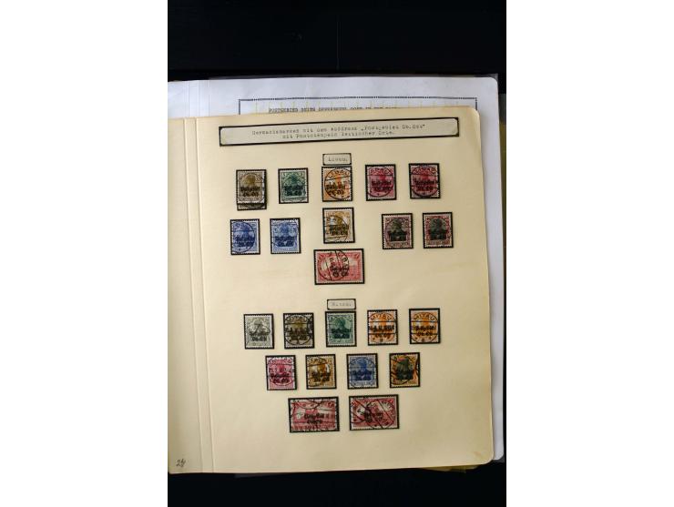 CANCELLATIONS: ALT-AUTZ-WINDAU, comprehensive collection of stamps, pieces and covers, including better cancels like "ALT-AUT
